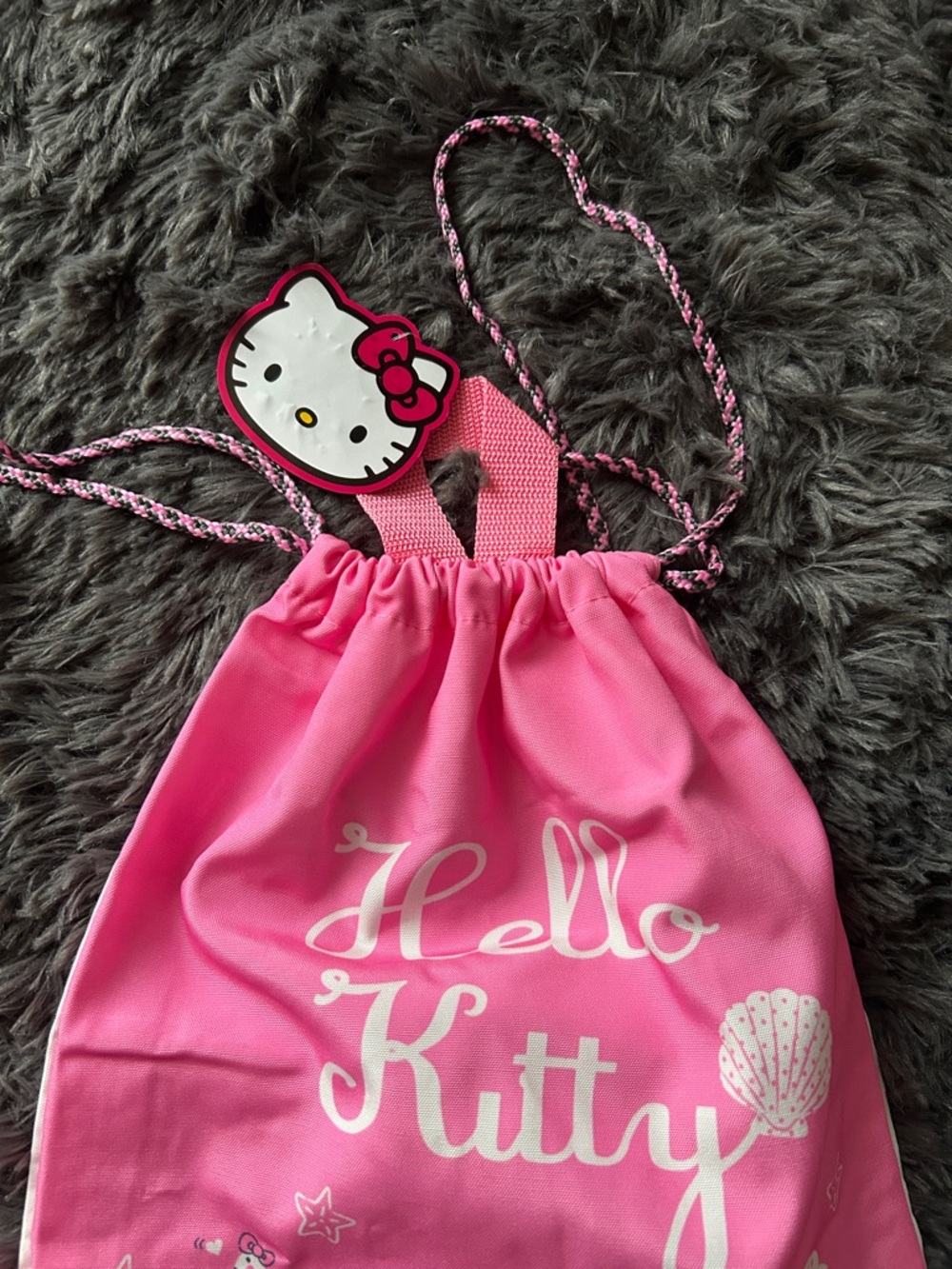 Hello Kitty Pink Drawstring/Cinch Backpack - Picture 10 of 10